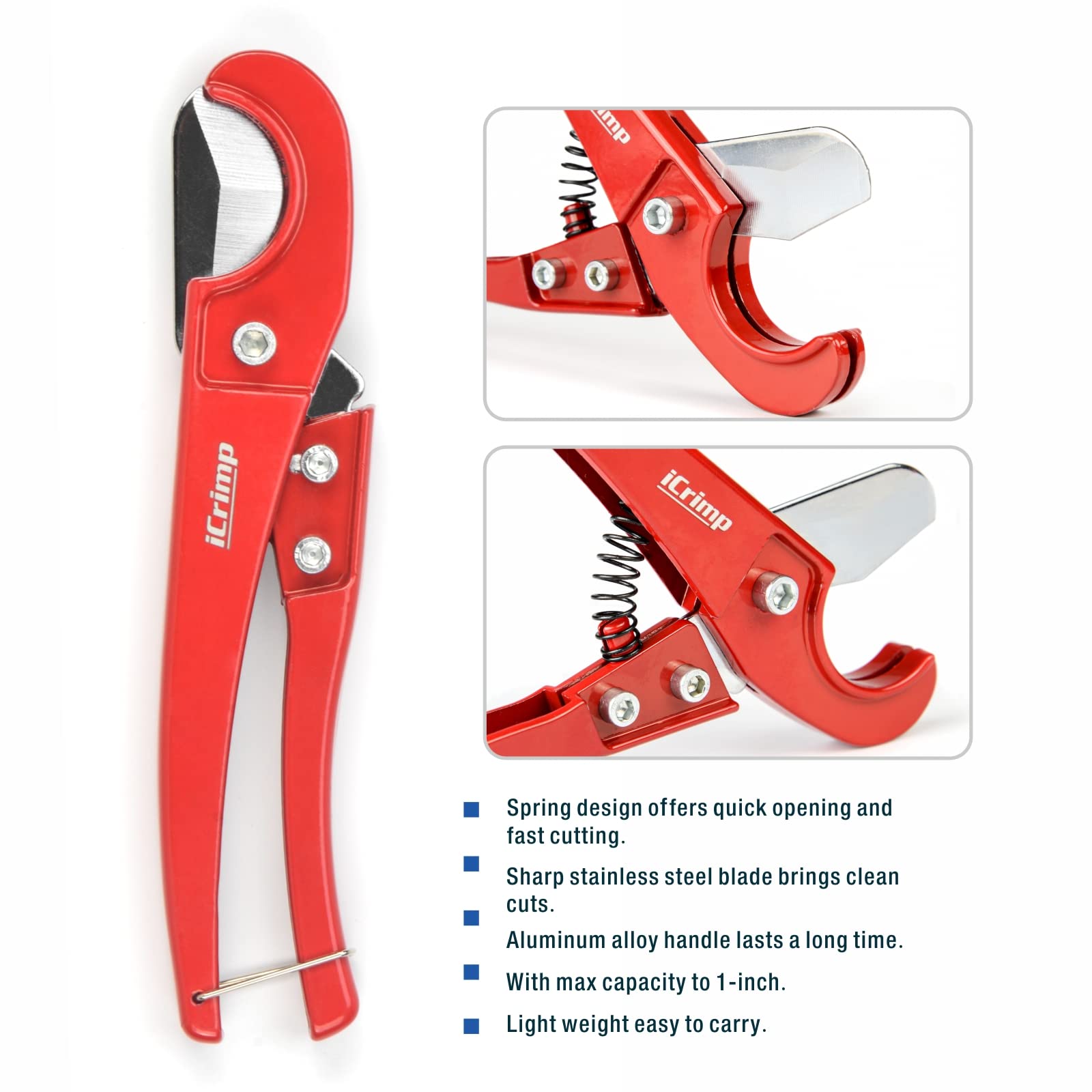 iCRIMP mini cinch tool suited for car, truck, and yacht clamp tasks