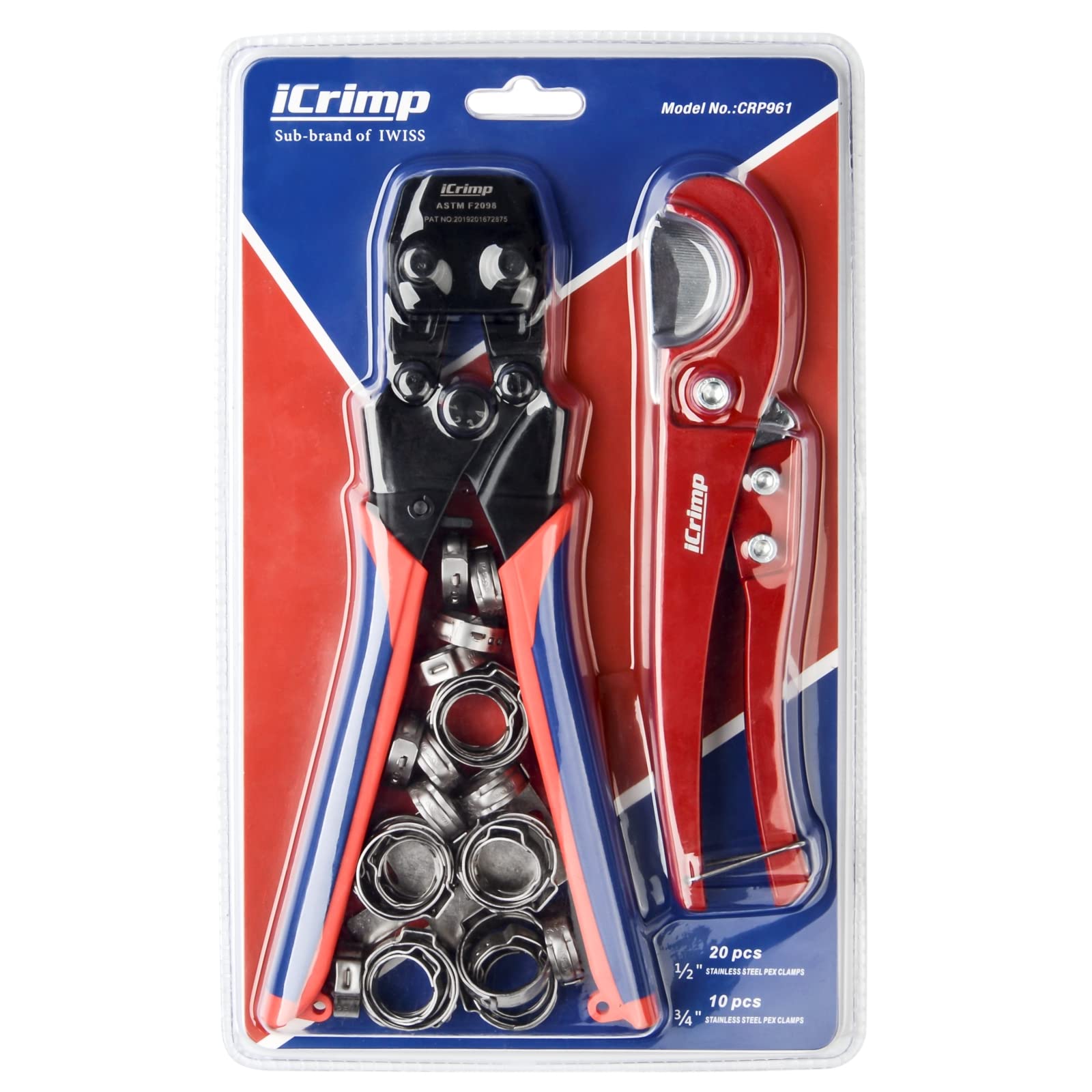 iCRIMP mini cinch tool with cinch-handle for easy PEX work