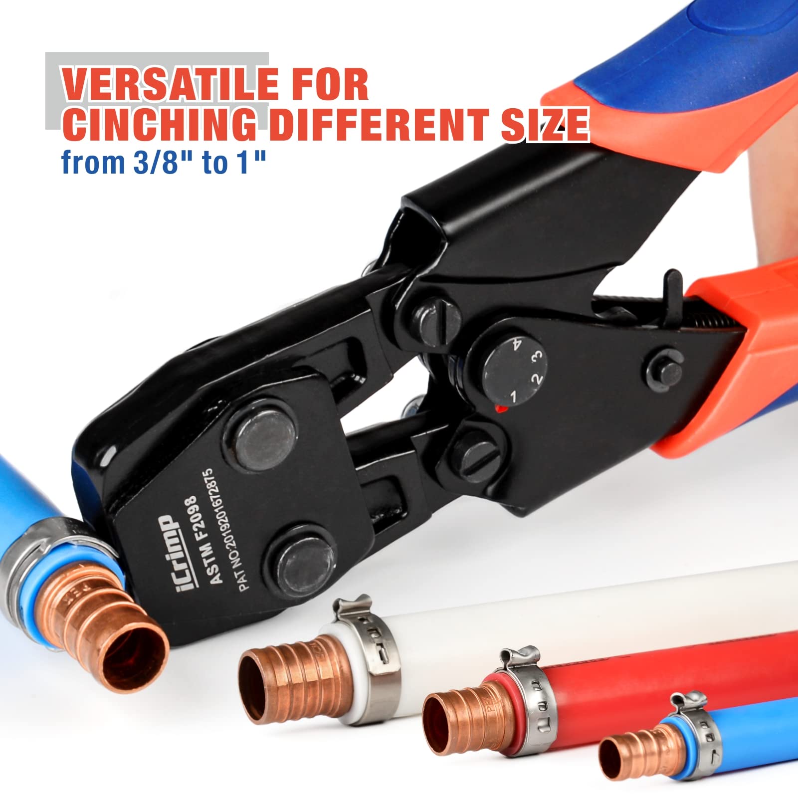 iCRIMP mini cinch tool with TP-R soft handle for comfort