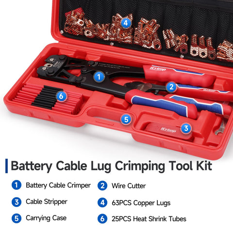 iCRIMP one-hand adjustable dial helps precise crimps with minimal effort.