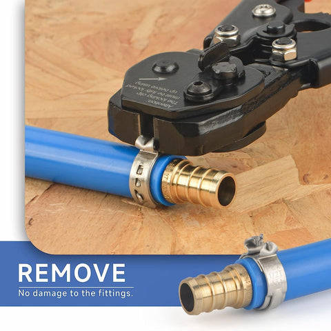 iCRIMP PEX clamps 1-2 inch pack shown for versatile connections