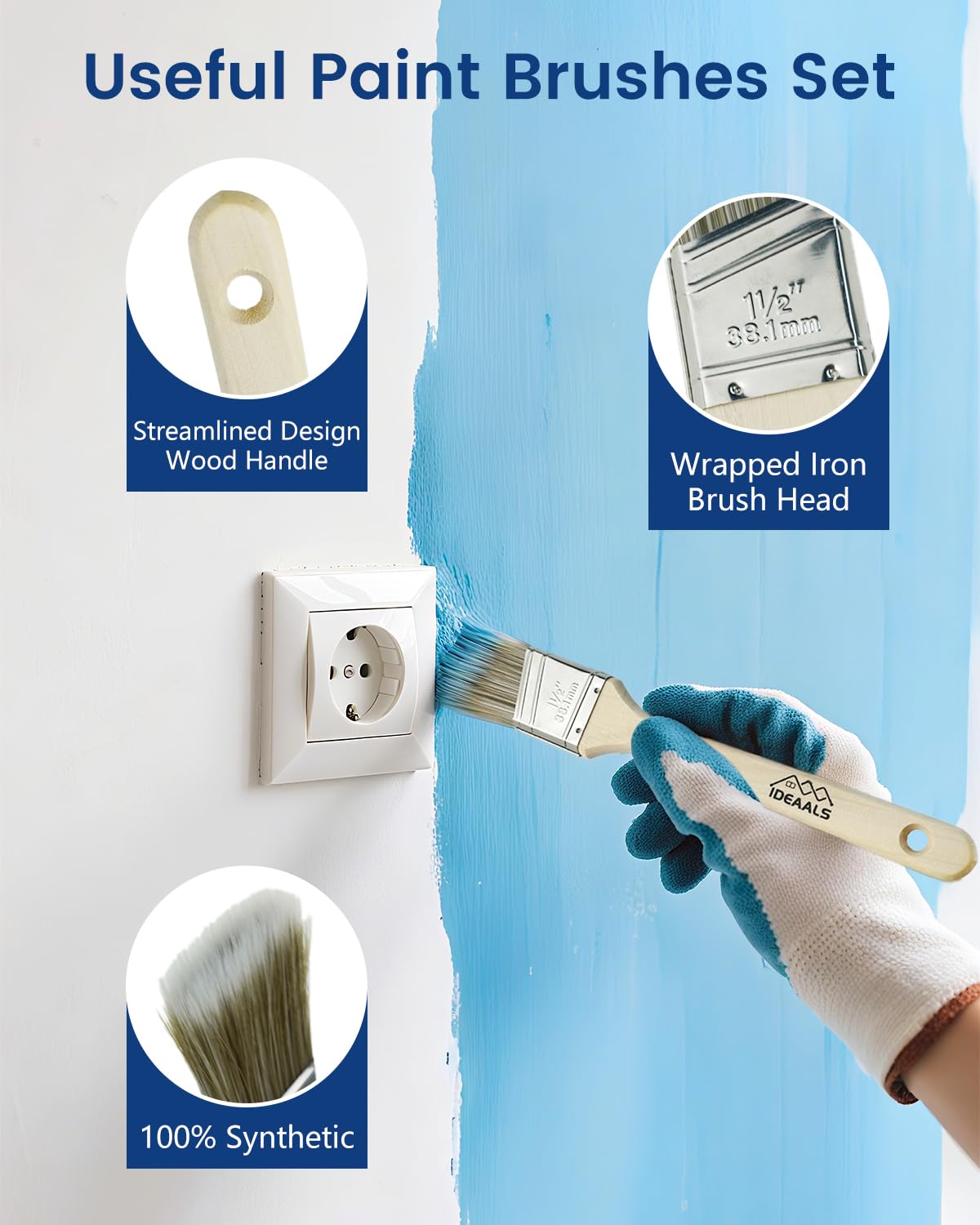 IDEAALS 4-inch roller assembly tackling edges and corners with precision
