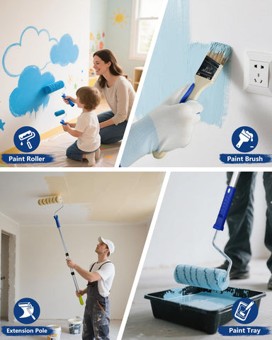 IDEAALS included brushes and tools ensuring versatile prep and finishing steps