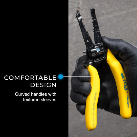 IDEAL Reflex T-Stripper plier nose gripping a wire
