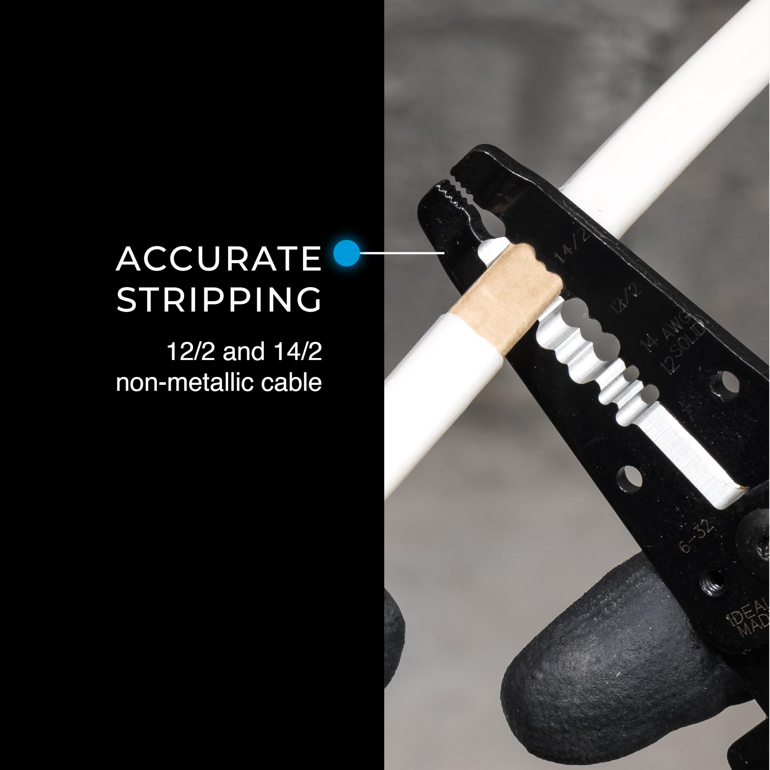 IDEAL Reflex T-Stripper with shear-cut blades for precise cuts