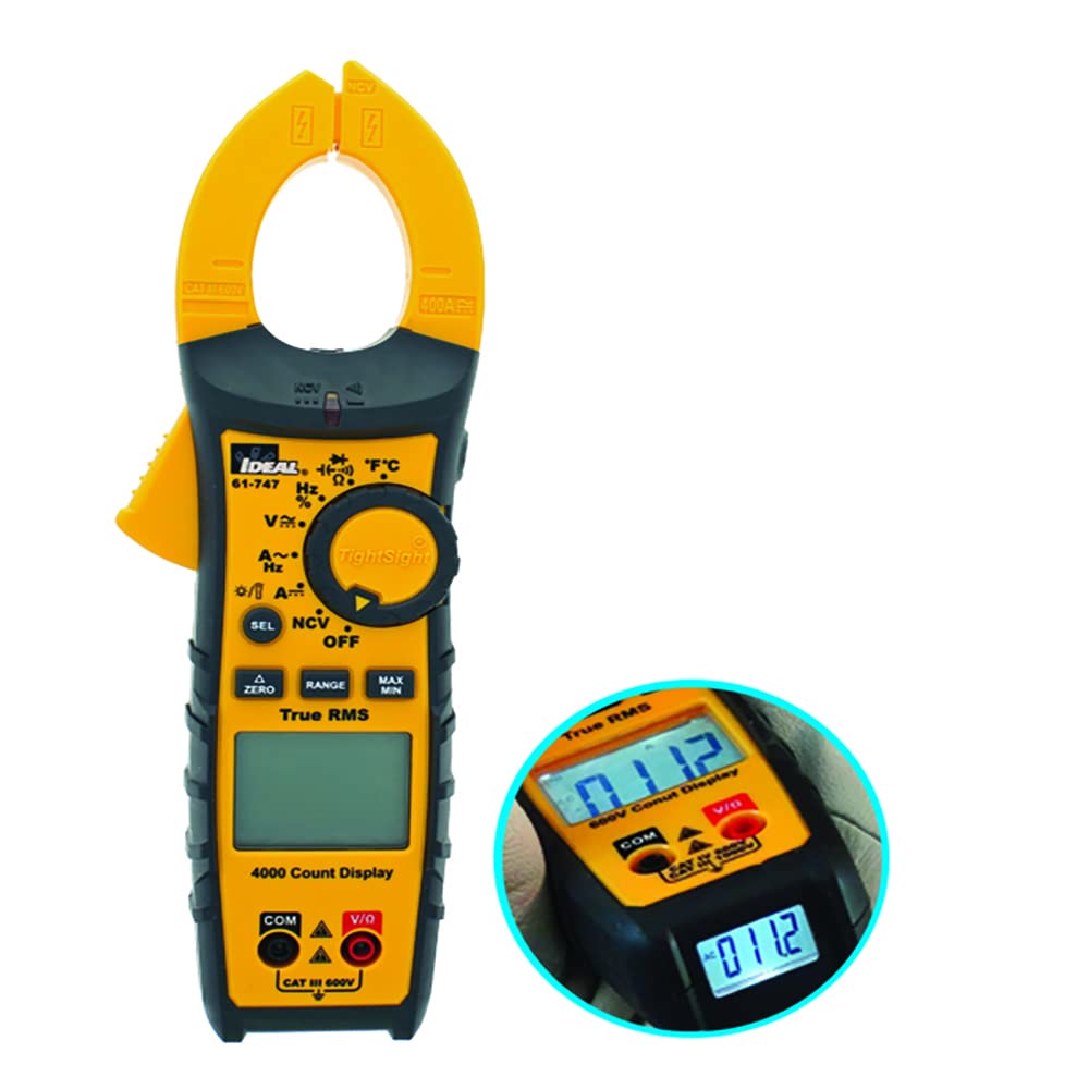 IDEAL TightSight display readout improves visibility during panel work.