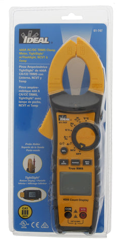 IDEAL TightSight K-type thermocouple included for temperature measurements.