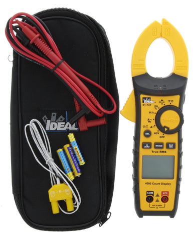 IDEAL TightSight probe tip holder keeps leads organized during use.