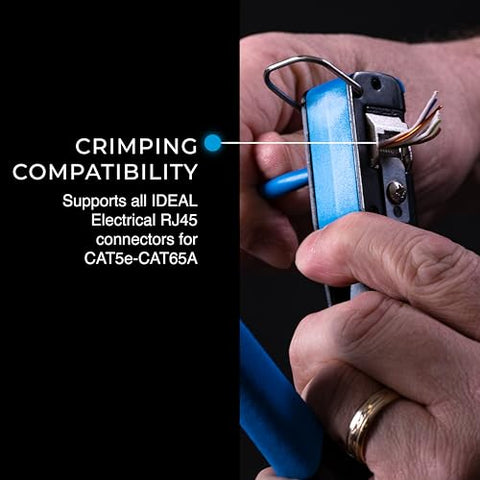 IDEAL FT-45 cutting blade close-up demonstrates durability for many cuts