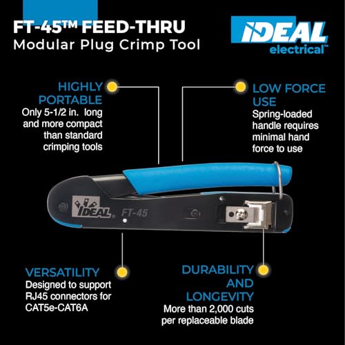 IDEAL FT-45 feed-thru side view highlights compact portability