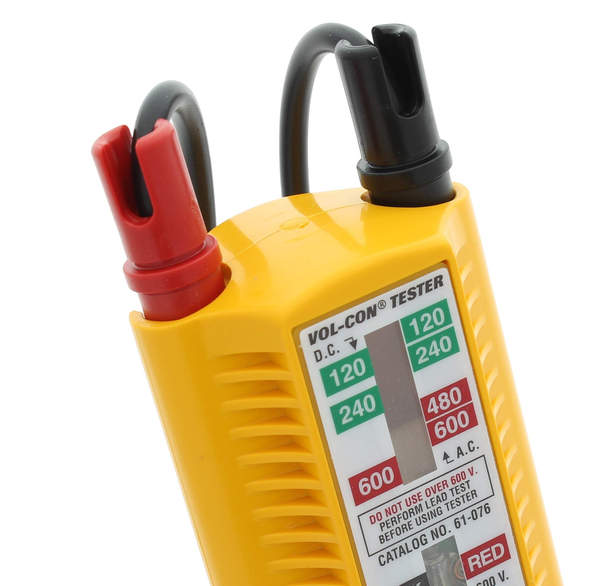 IDEAL Vol-Con tester supports AC and DC up to 600V for versatility