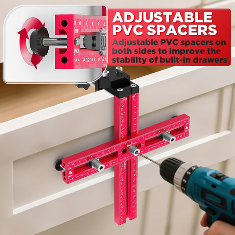 Idealiveny adjustable-hole-spacing-2-5-to-7-5 lets you align knobs accurately across boards.