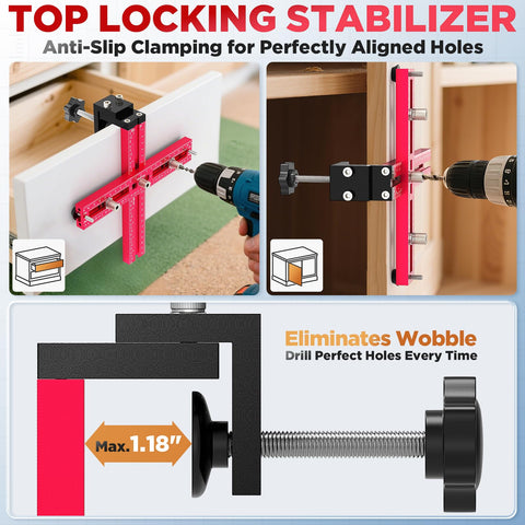 Idealiveny fast-setup minimizes measuring, saving time during kitchen cabinet upgrades.