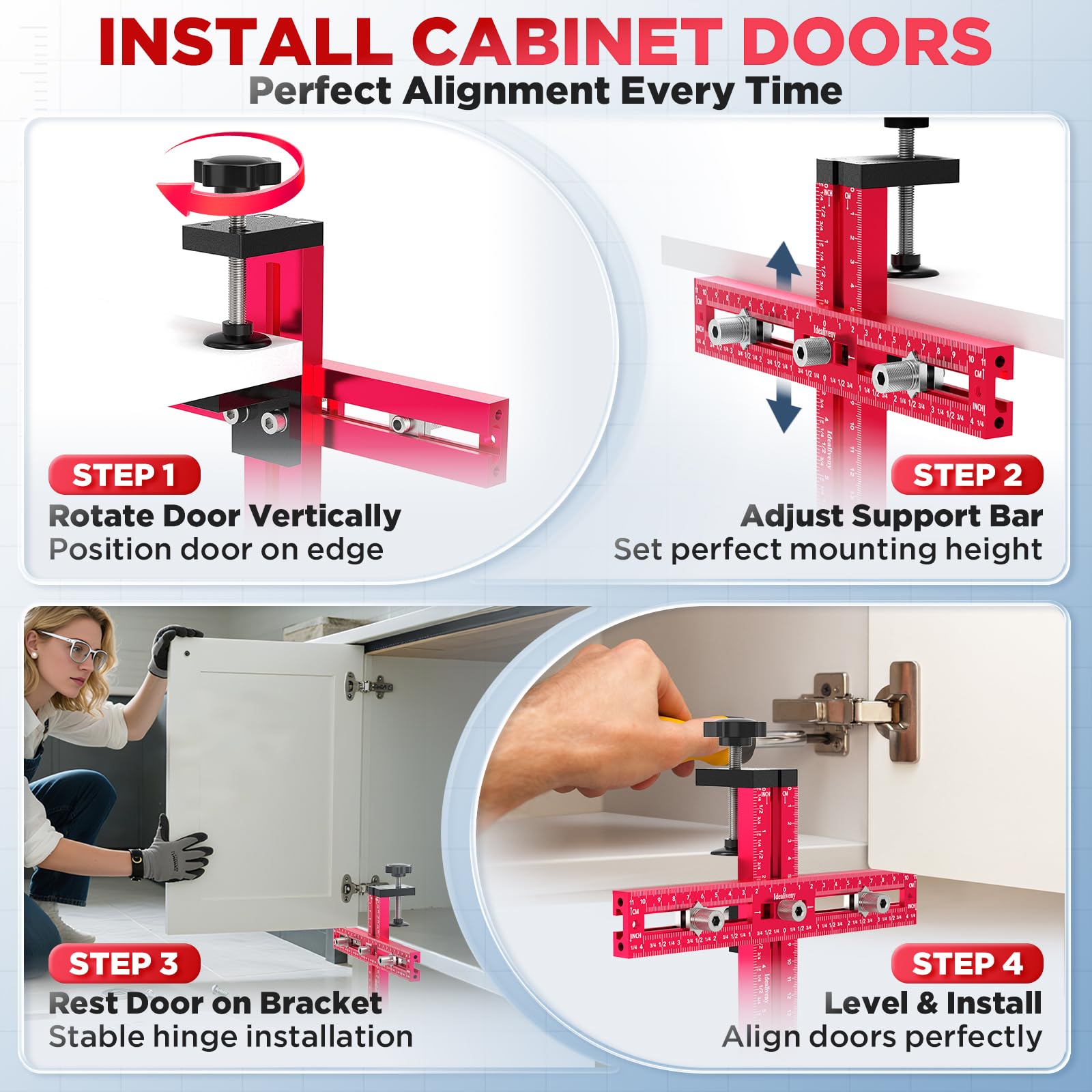 Idealiveny portable-folding-jig travels light while delivering sturdy guidance on-site.