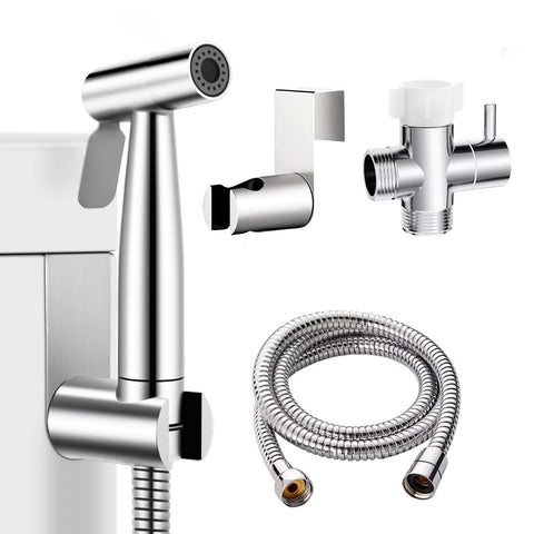 IDMAX handheld bidet sprayer for toilet with versatile mounting and precise cleansing.