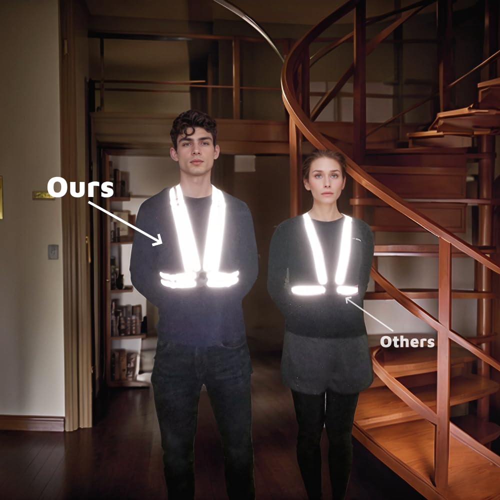 IDOU high visibility vest adjustable waist and shoulders for a flexible fit.