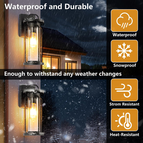 IDPUSEN front-door entryway light welcomes guests with clear illumination.