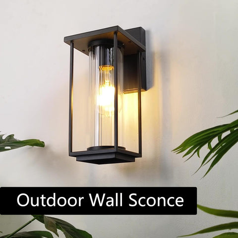 IDPUSEN outdoor light supports E26 bulbs for flexible brightness.