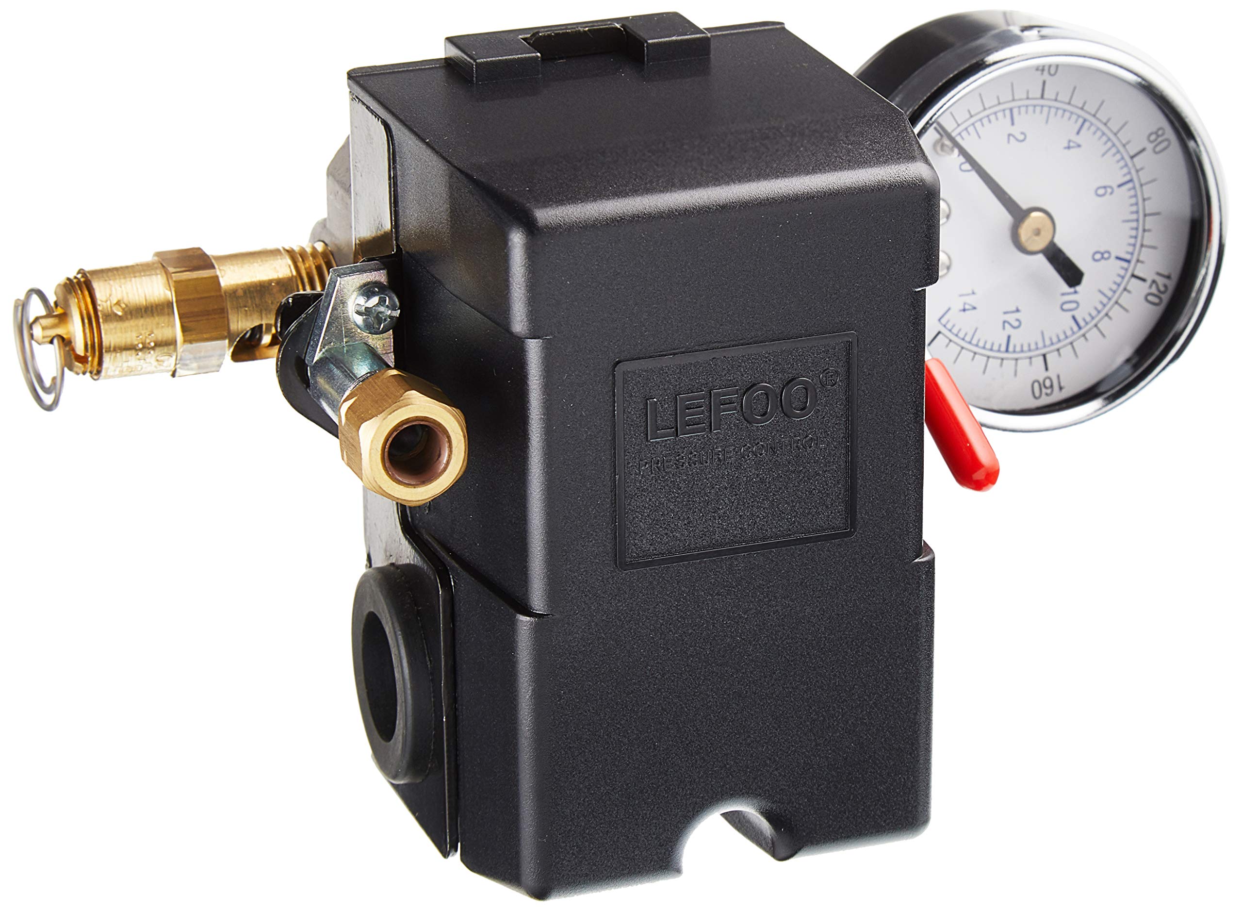 I.E.E 26A HD pressure switch with gauge for precise compressor control