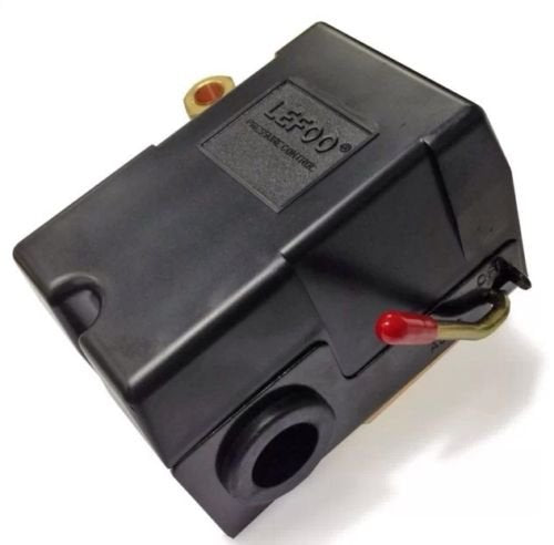 IEE On/Off switch with unloader valve for easy startup.