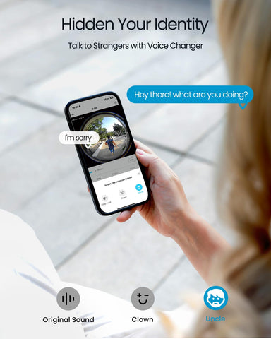 ieGeek Doorbell Camera provides free lifetime cloud storage with clips and loop.