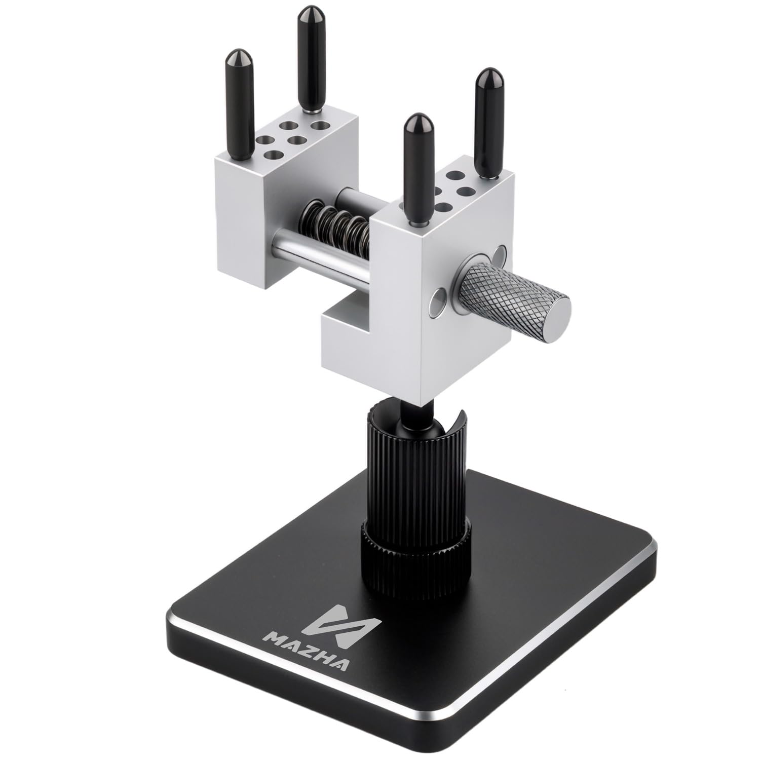 Iesooy mini vise base with 360° rotation for precise positioning.