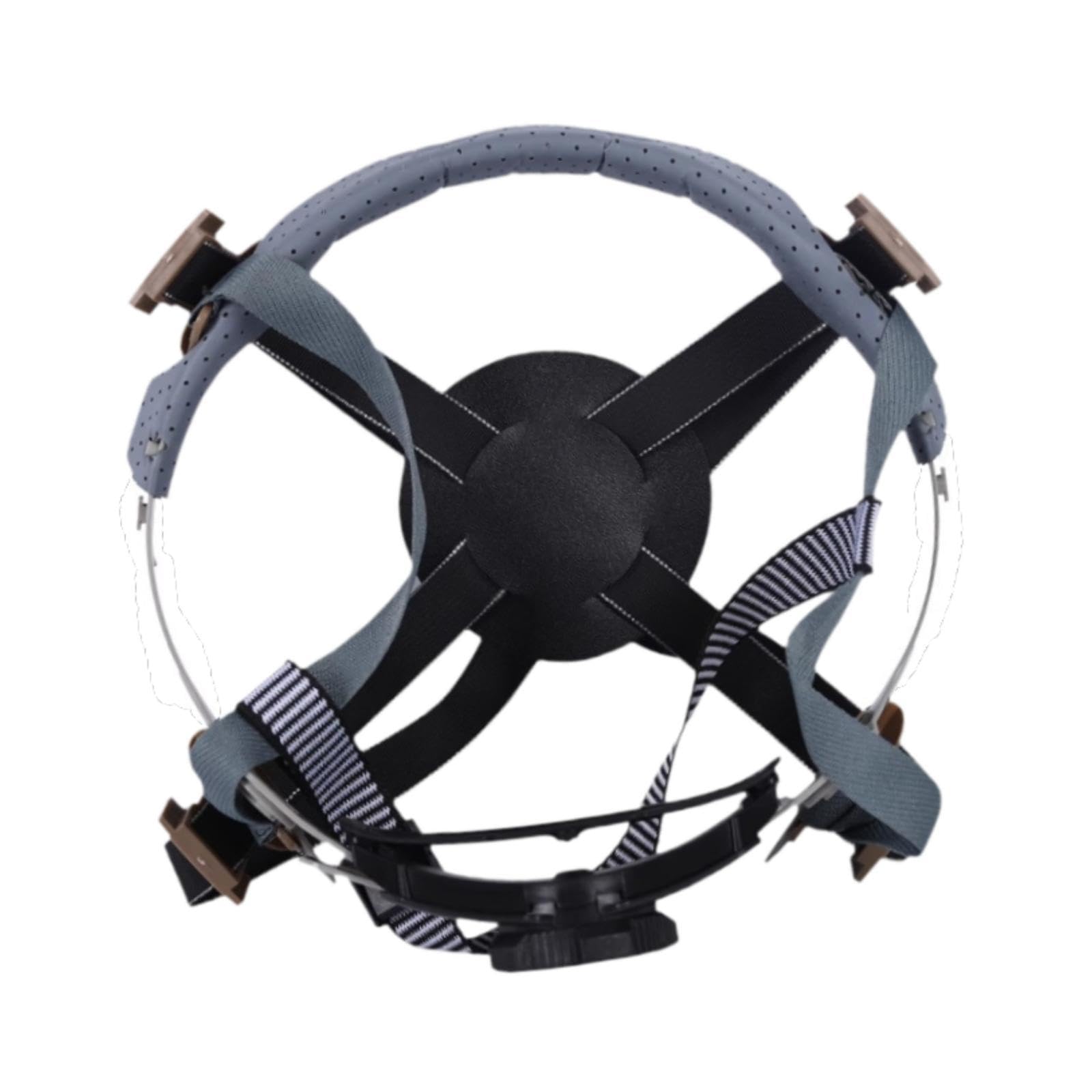 IEUDNS 4-point suspension for hard hats provides secure fit and easy replacement.