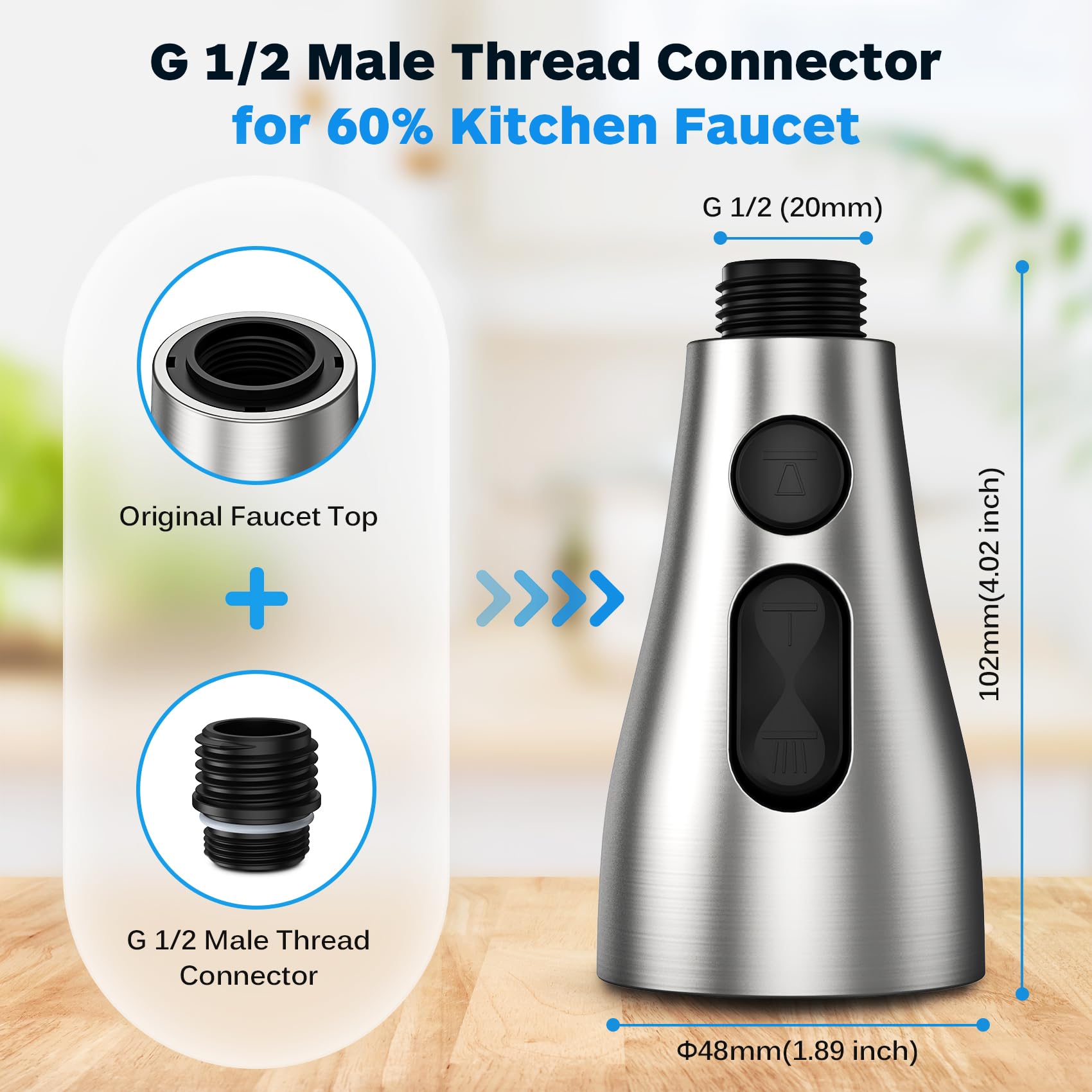 Ifaucet 17 adapters ensure broad compatibility with common faucet hoses.