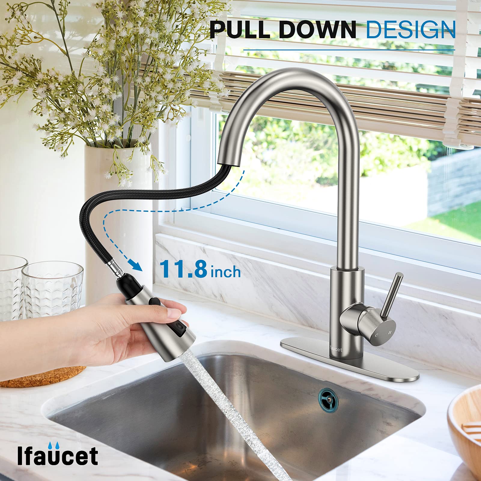 Ifaucet ceramic cartridge for long-lasting, drip-free performance