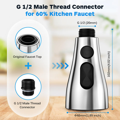 Ifaucet 360-degree rotate mode highlights versatile cleaning power.