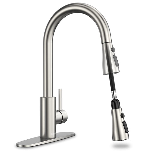 Ifaucet kitchen faucet with pull-down sprayer for flexible, convenient rinsing