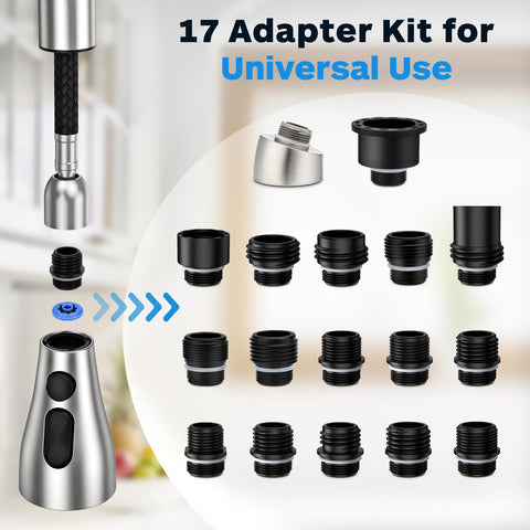 Ifaucet removable aerator with key allows easy cleaning and quiet flow.