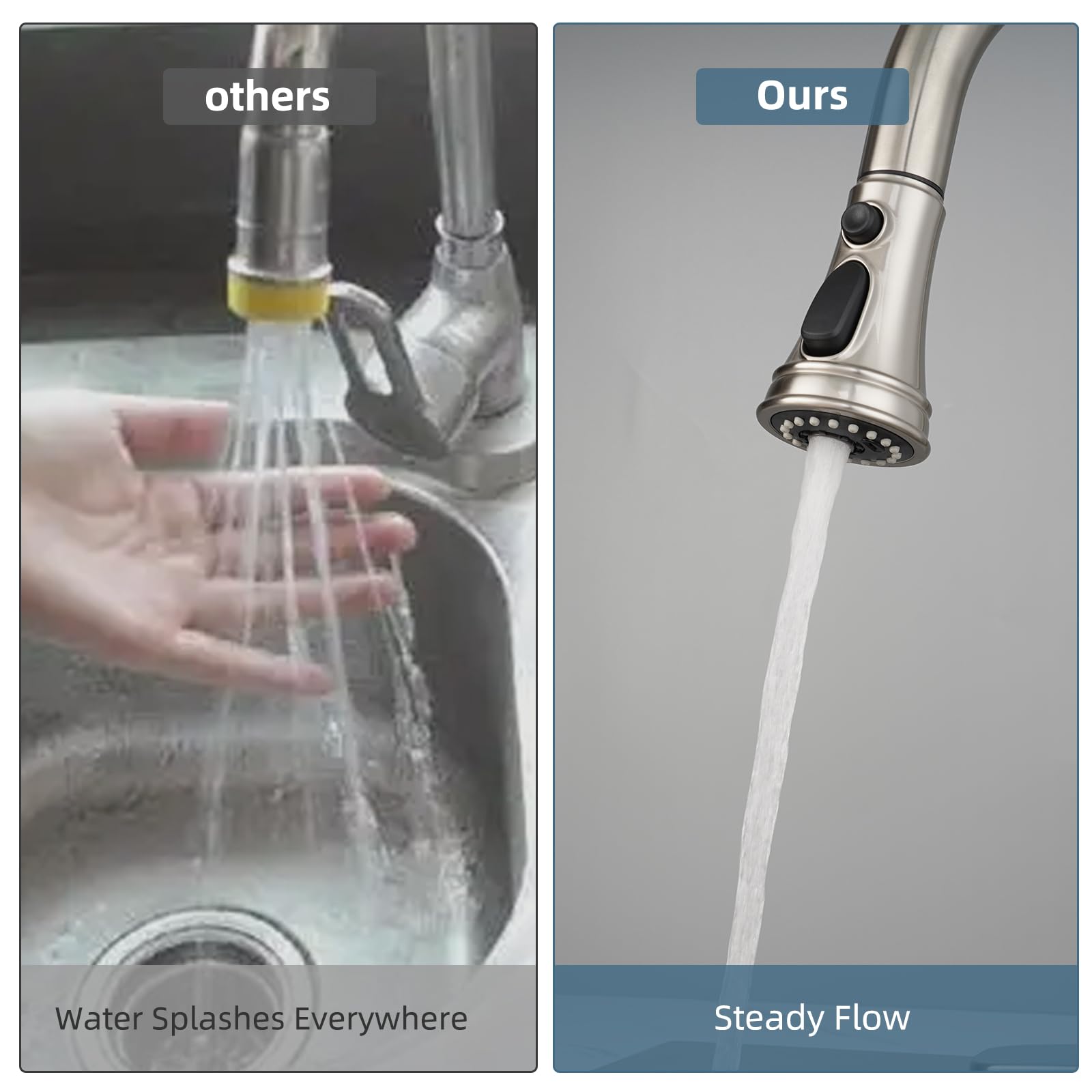 iFealClear includes aerator tool, washers, and adapters for easy DIY fit.
