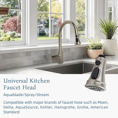 iFealClear compatible with Moen, Delta, Kohler, and others for flexible upgrades.