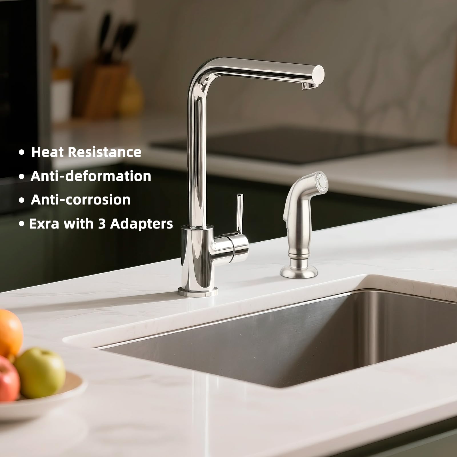 ifealclear high-pressure kitchen sprayer in action for thorough cleaning tasks.