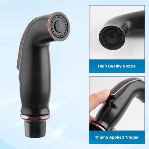 iFealClear oil rubbed bronze finish adds premium, scratch-resistant kitchen styling.
