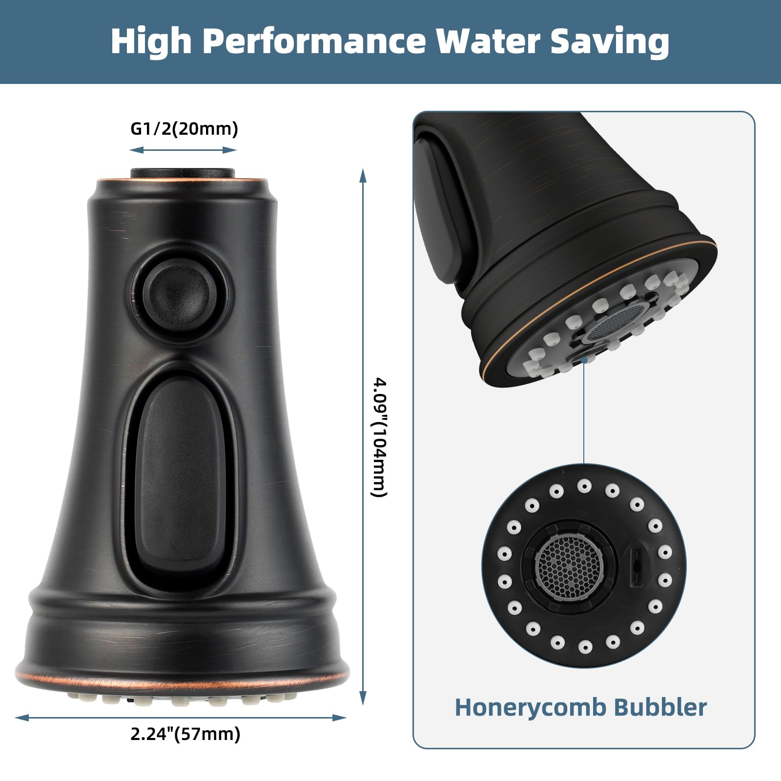 iFealClear sprayer head easy-thread design simplifies replacement