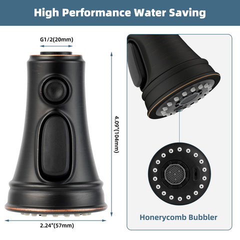 iFealClear sprayer head easy-thread design simplifies replacement