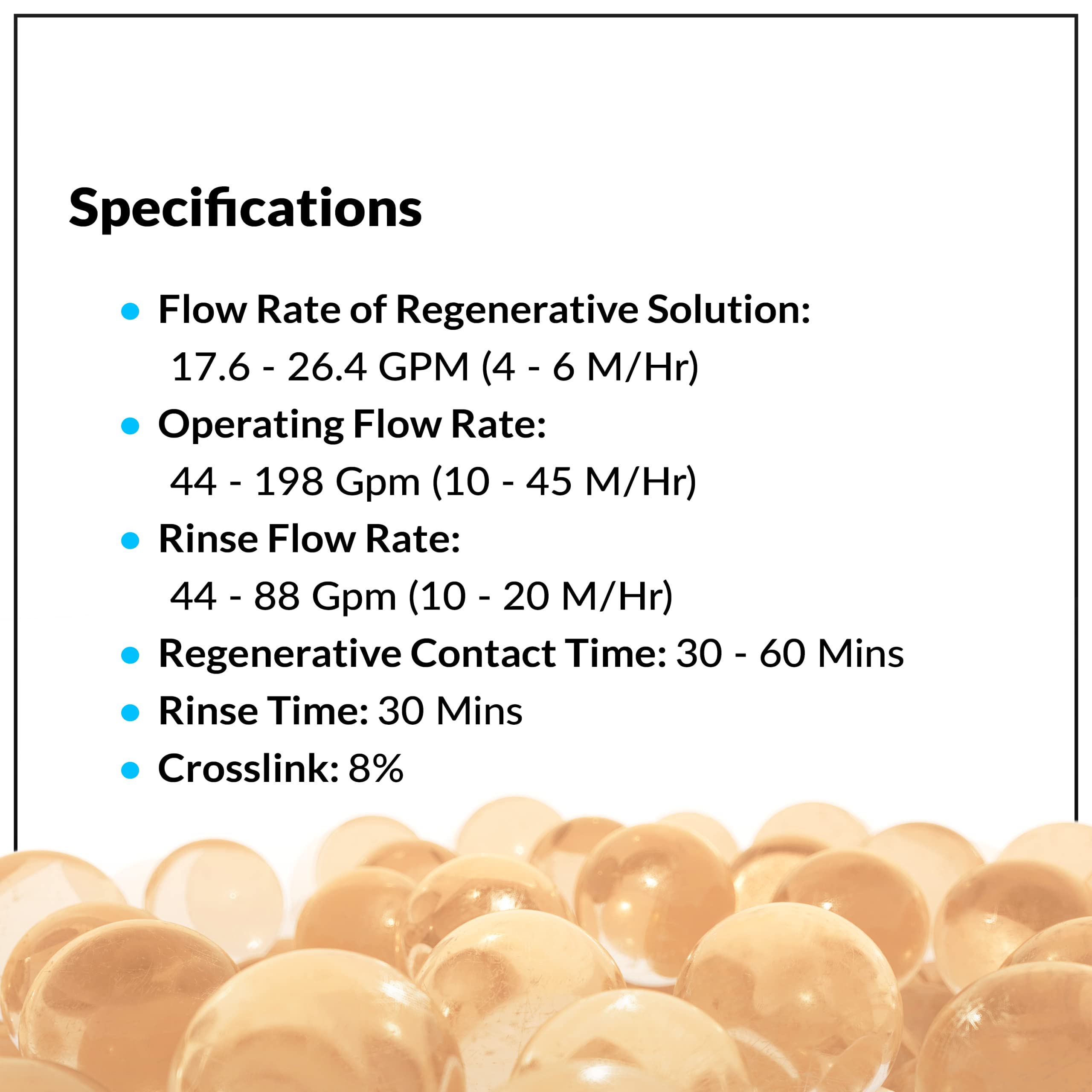 iFilters NSF-certified resin ensures quality and safety for your system.
