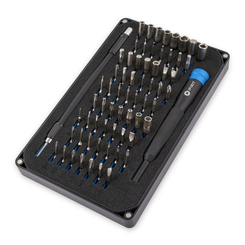 ifixit Mako Driver Kit: close-up of 64-bit bits ideal for electronics repair.