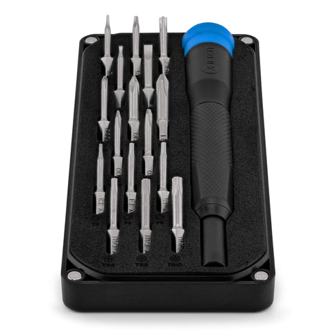 ifixit Minnow Driver Kit magnetic bit socket keeps bits secure during repairs.