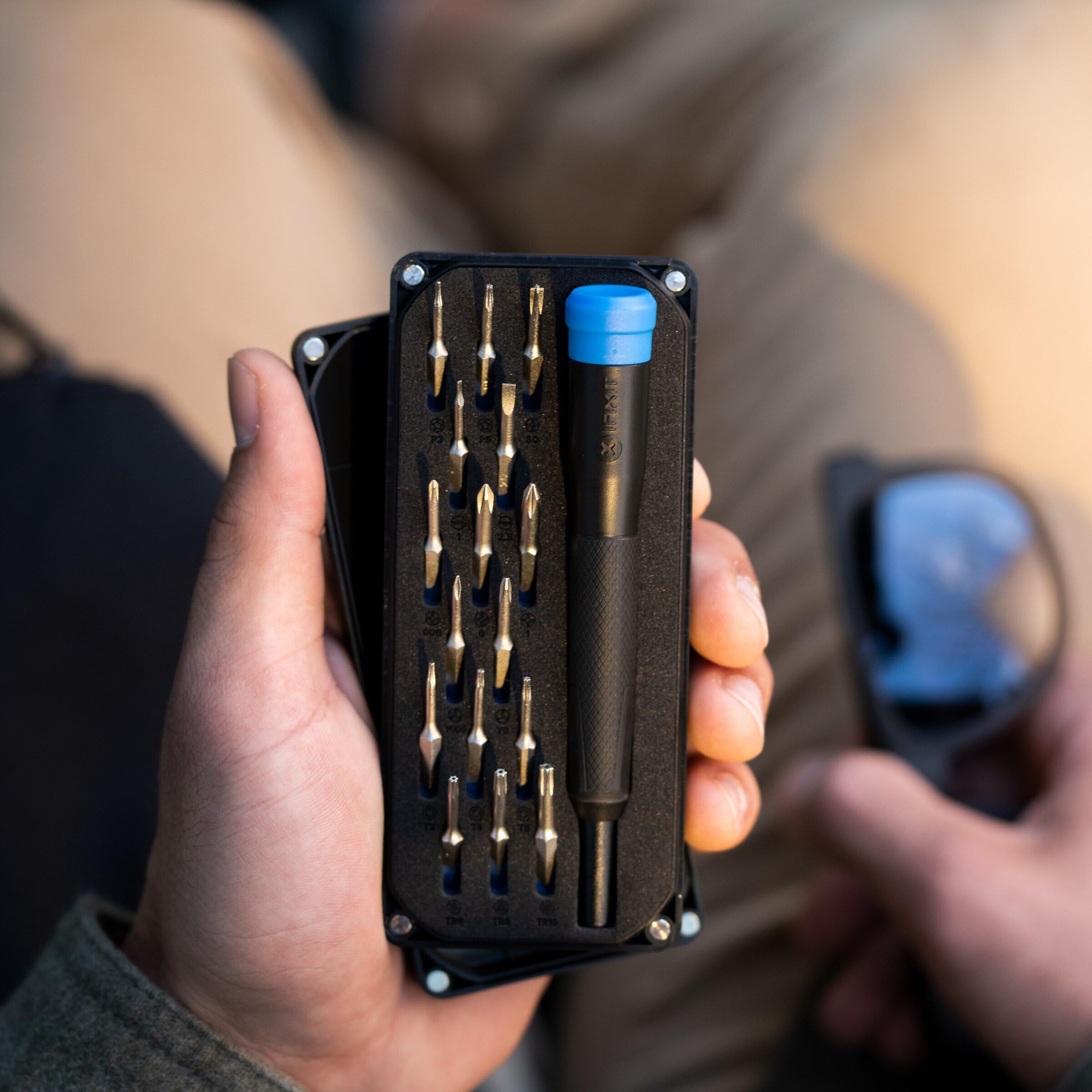ifixit Minnow Driver Kit universal bits fit many devices from phones to small appliances.