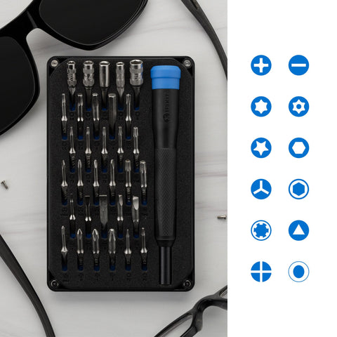 ifixit Moray with knurled grip offers secure handling during delicate tasks.