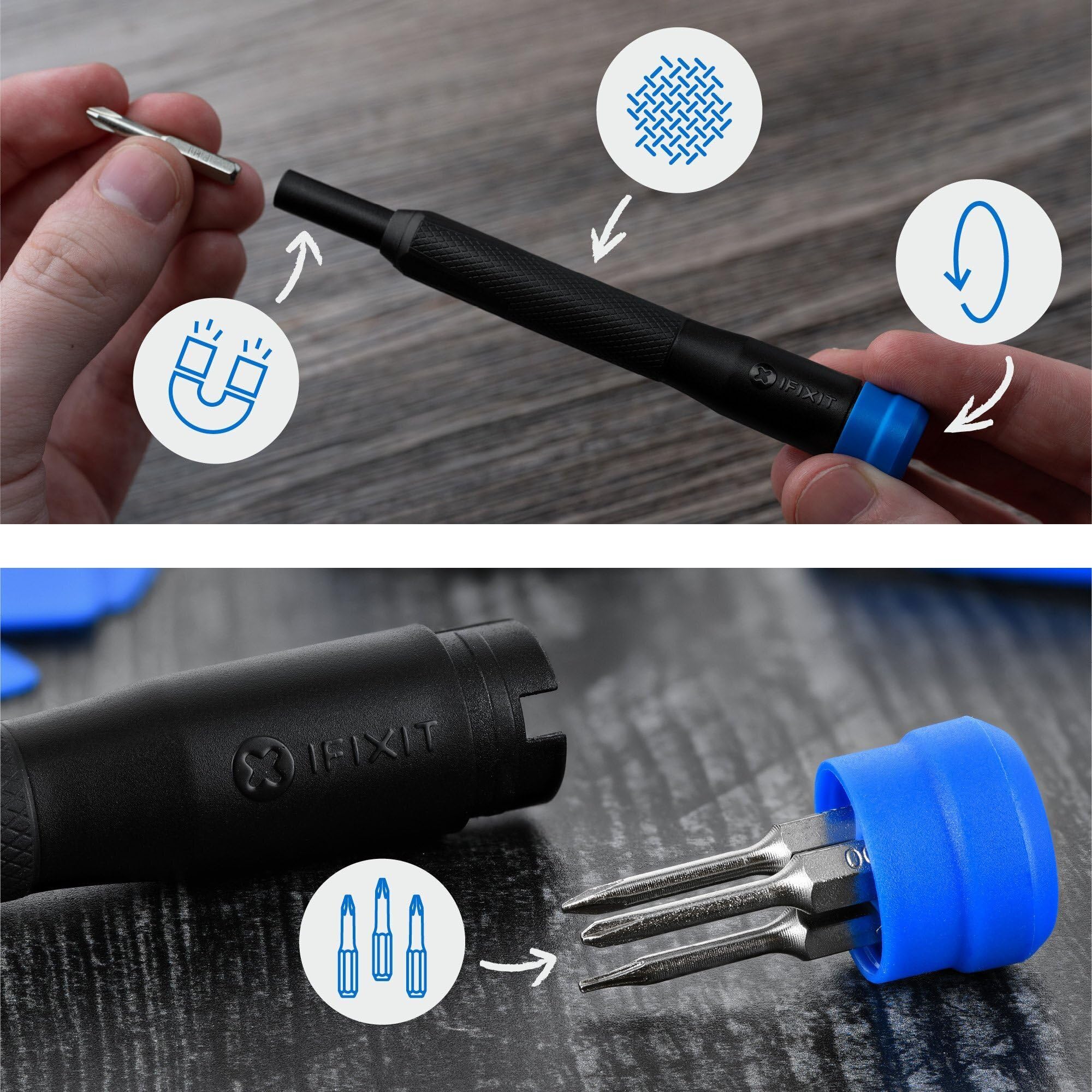 ifixit Moray includes SIM eject pin for quick SIM tray access.