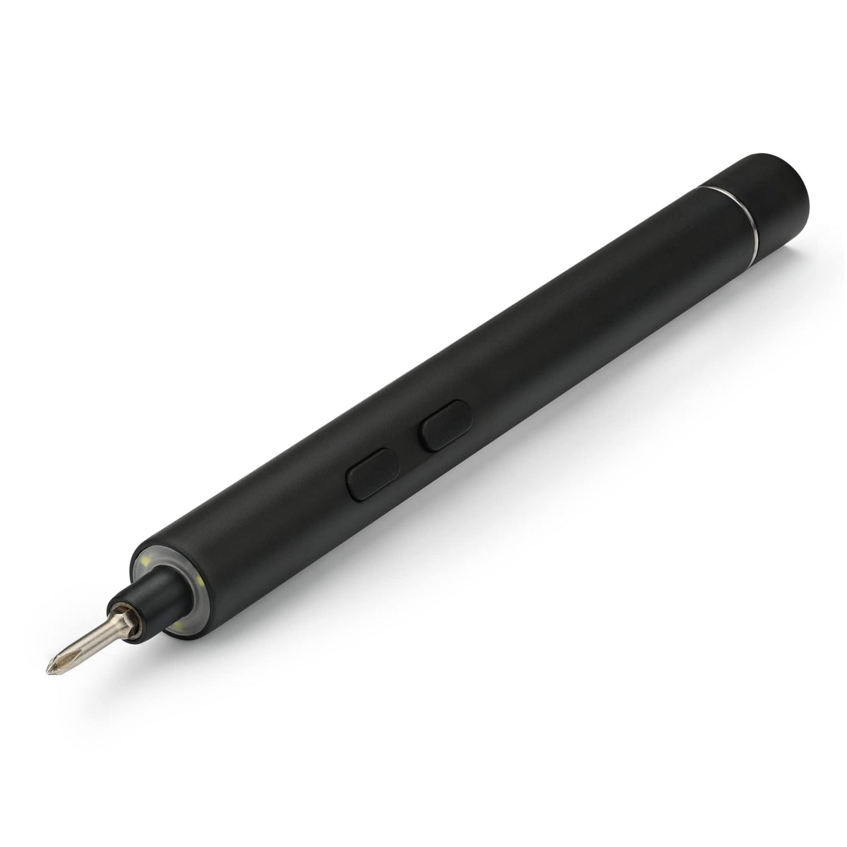 iFixit precision electric screwdriver in use during electronics assembly for precise tightening.