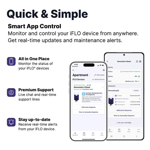 iFLO real-time notifications on a preferred device