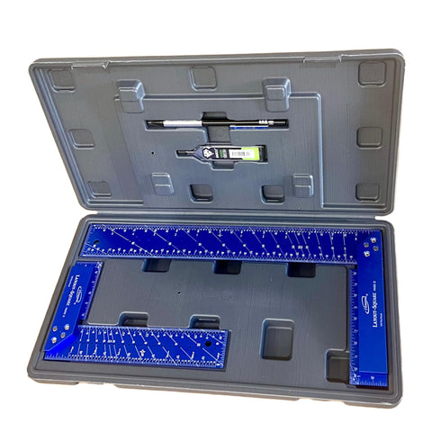 iGaging Layout Square laser-engraved aluminum surface for durable markings
