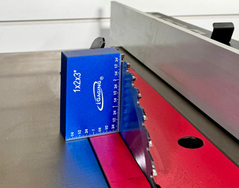 iGaging 15-piece padded case keeps blocks organized for quick setup.