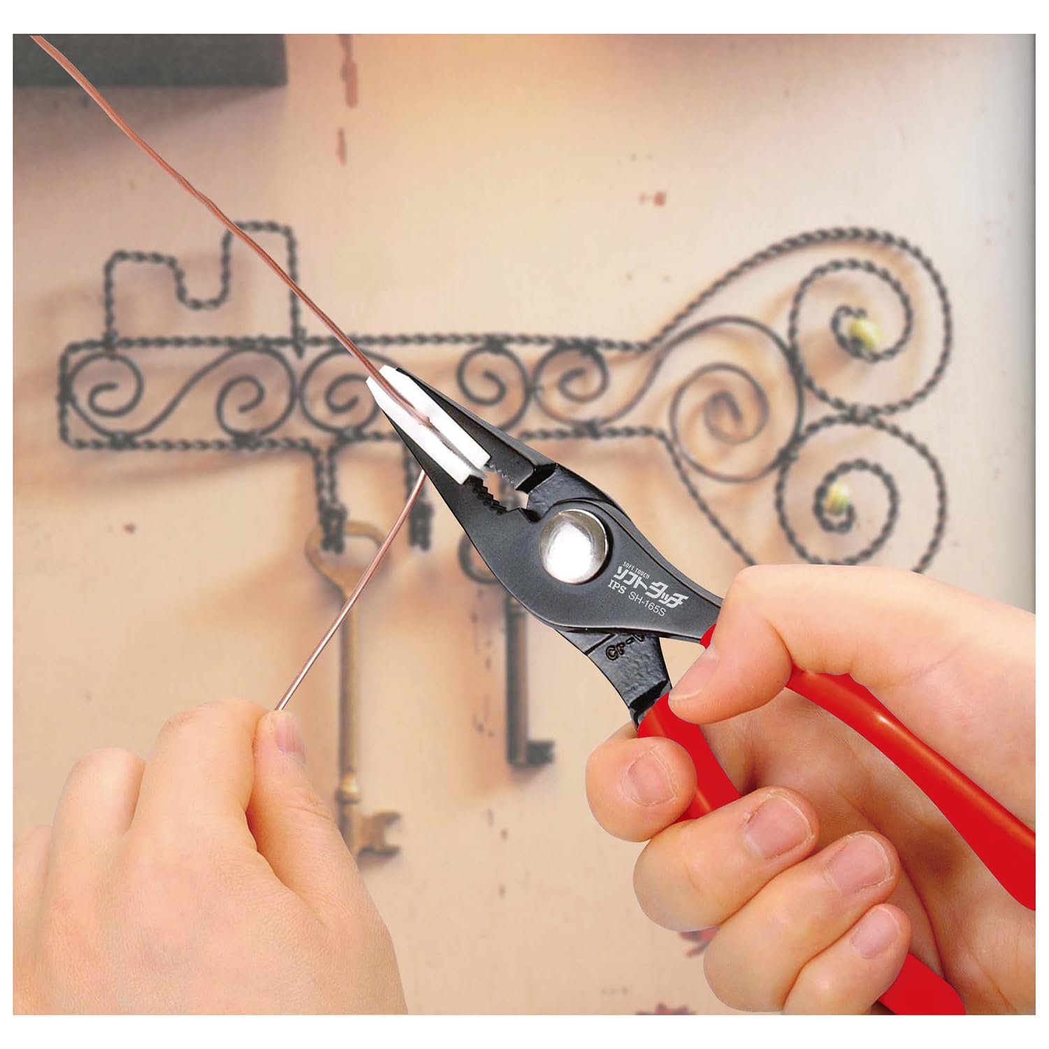 Wide opening range of Igarashi Plyer supports hobby assembly.