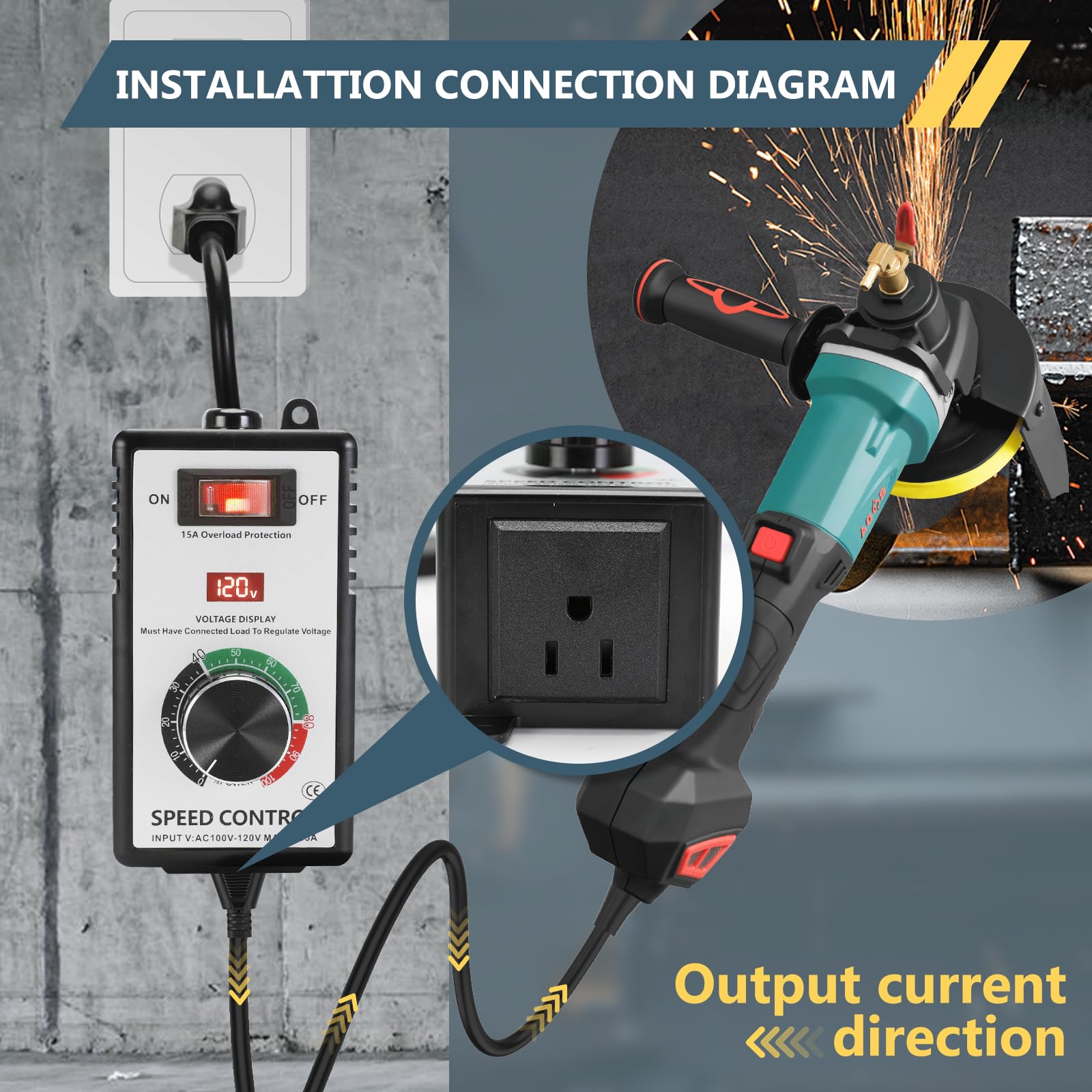 IGEYAPA controller features a 6-foot cable for flexible installation.